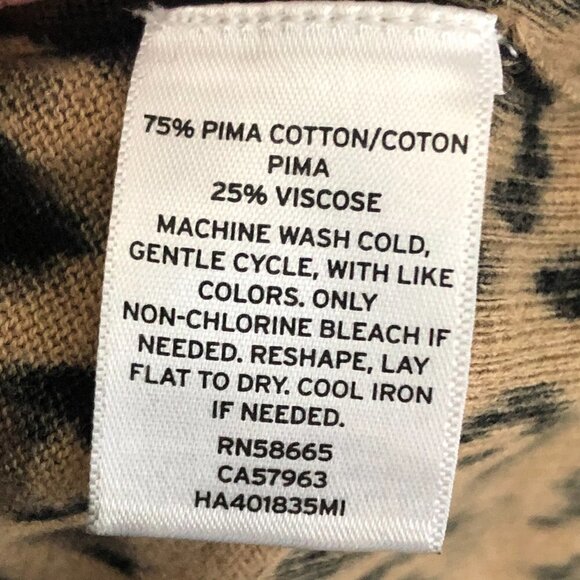 Halogen Animal Print Sweater - Picture 9 of 10